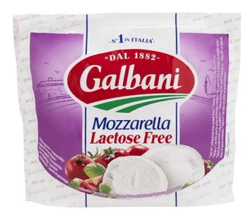 Queijo mozzarella sem lactose Galbani